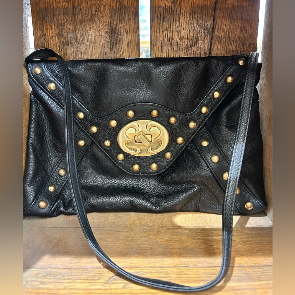 Emma Fox 🦊 Black Leather Purse